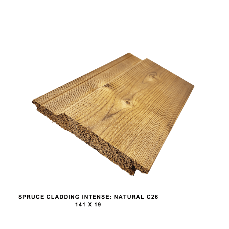 Spruce Cladding Intense Natural C26