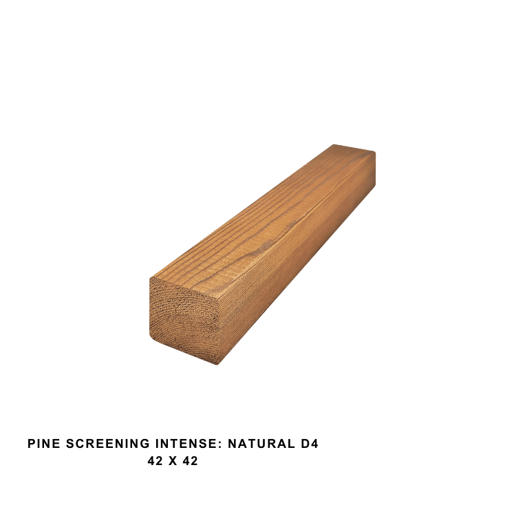 Thermory Screening Natural 42 x 42